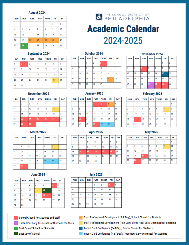 Calendar Calendario Roberto Clemente Middle School